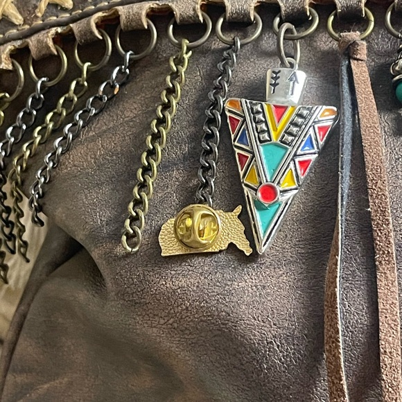 Montana West Brown Embellished Shoulder Bag - Picture 3 of 9